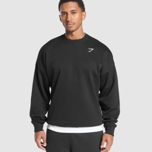 Oversized Crest Crew