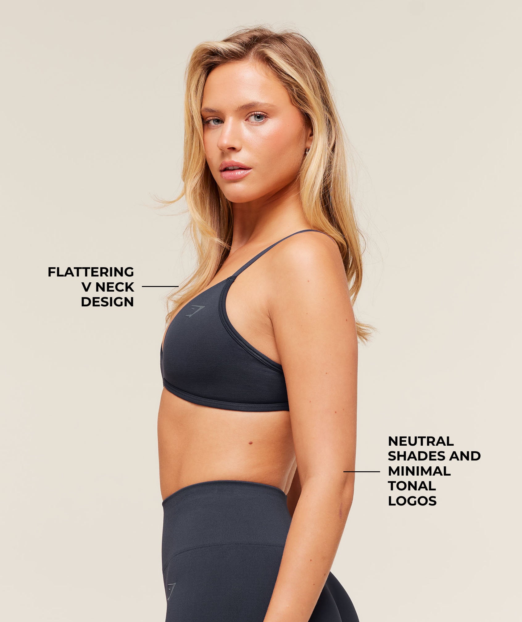 Soft Sculpt V-neck Sports Bra - Image 2