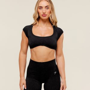 Adapt Fleck x Whitney Short Sleeve Crop Top