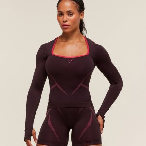 Apex Lift Seamless Long Sleeve Crop Top
