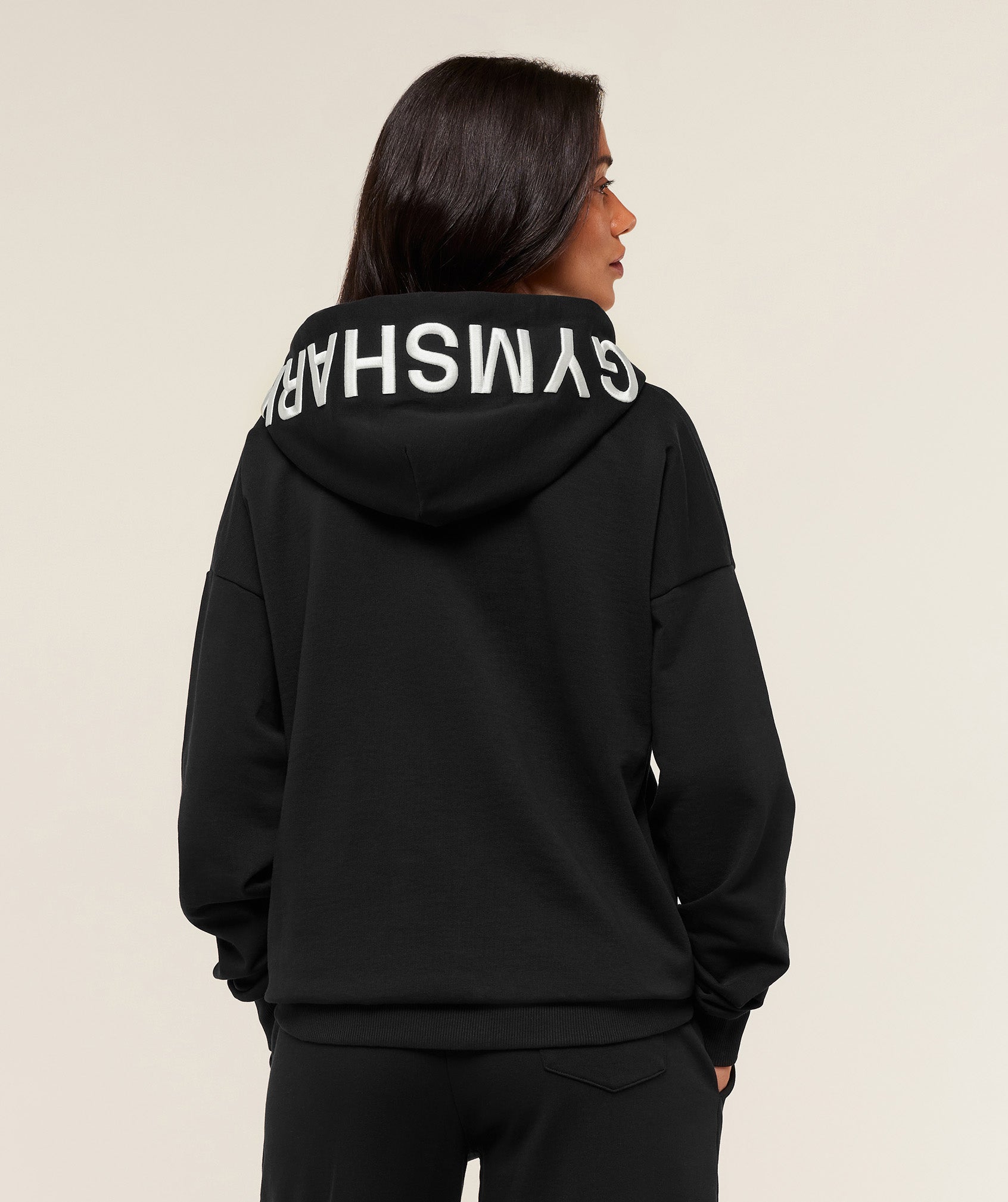 Embroidered Zip Up Hoodie - Image 2