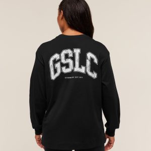 GSLC Graphic Oversized Long Sleeve Top