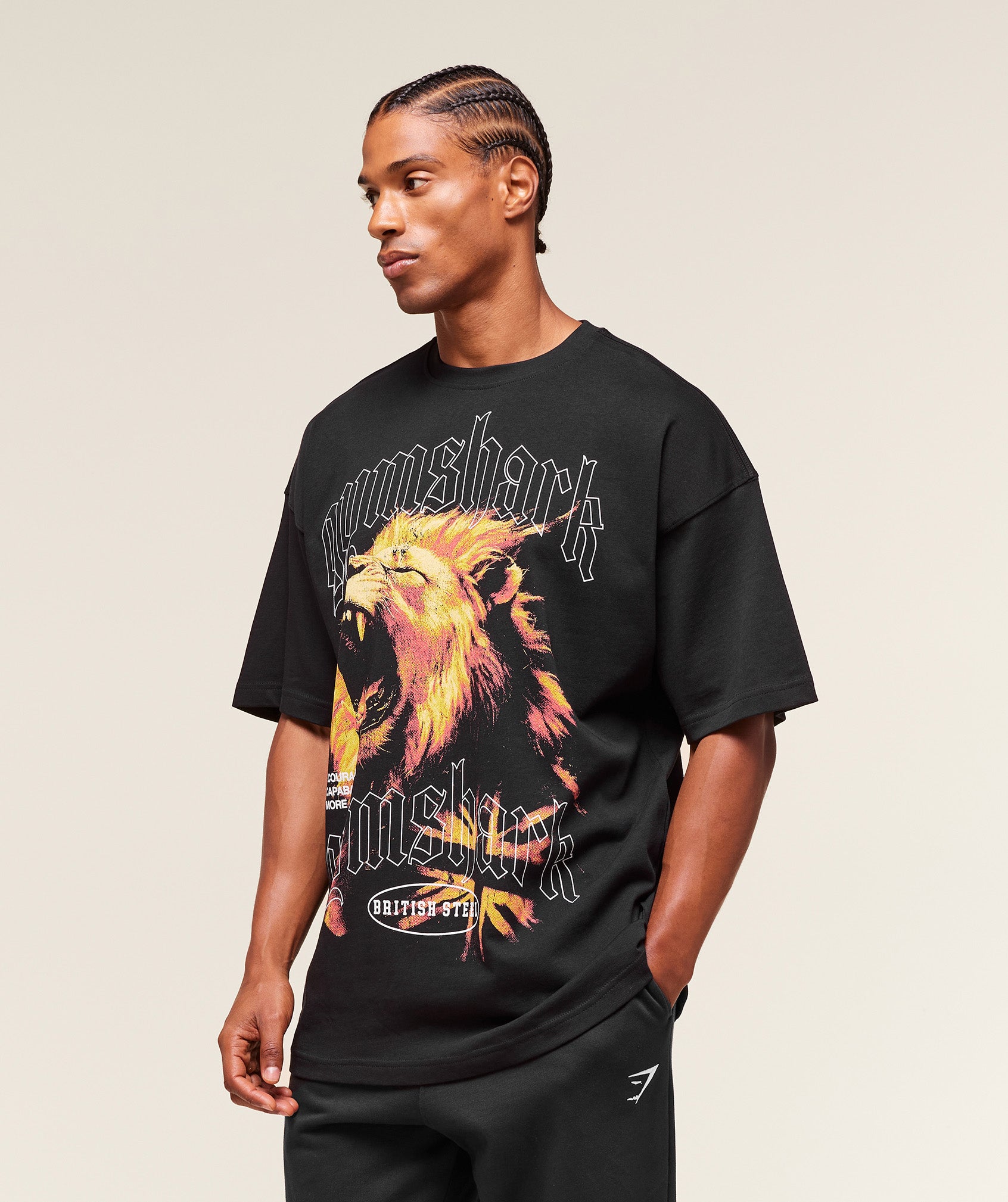 Lion Graphic T-Shirt - Image 3