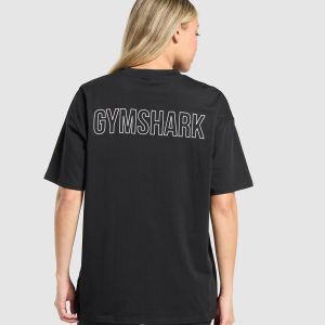 Trace Graphic Oversized T-Shirt