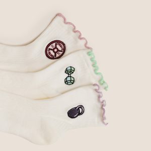 Weight Doodle Graphic Frill Midi 3pk