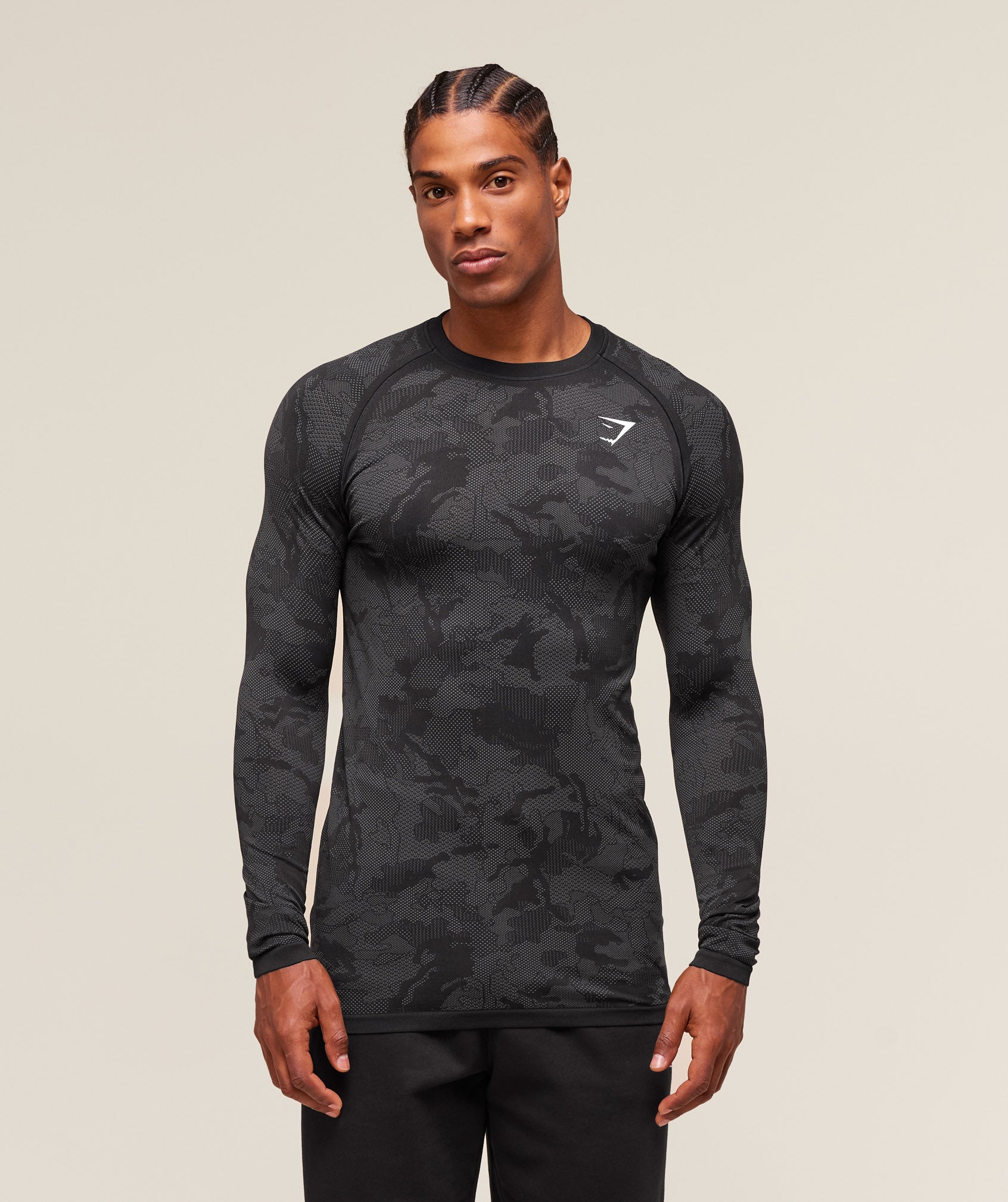 Geo Seamless Long Sleeve T-Shirt - Image 4
