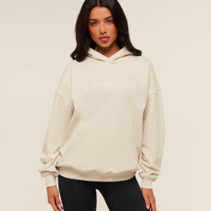 Embossed Graphic Oversized Hoodie