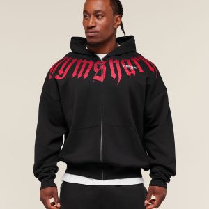 Fade Graphic Zip Up Hoodie