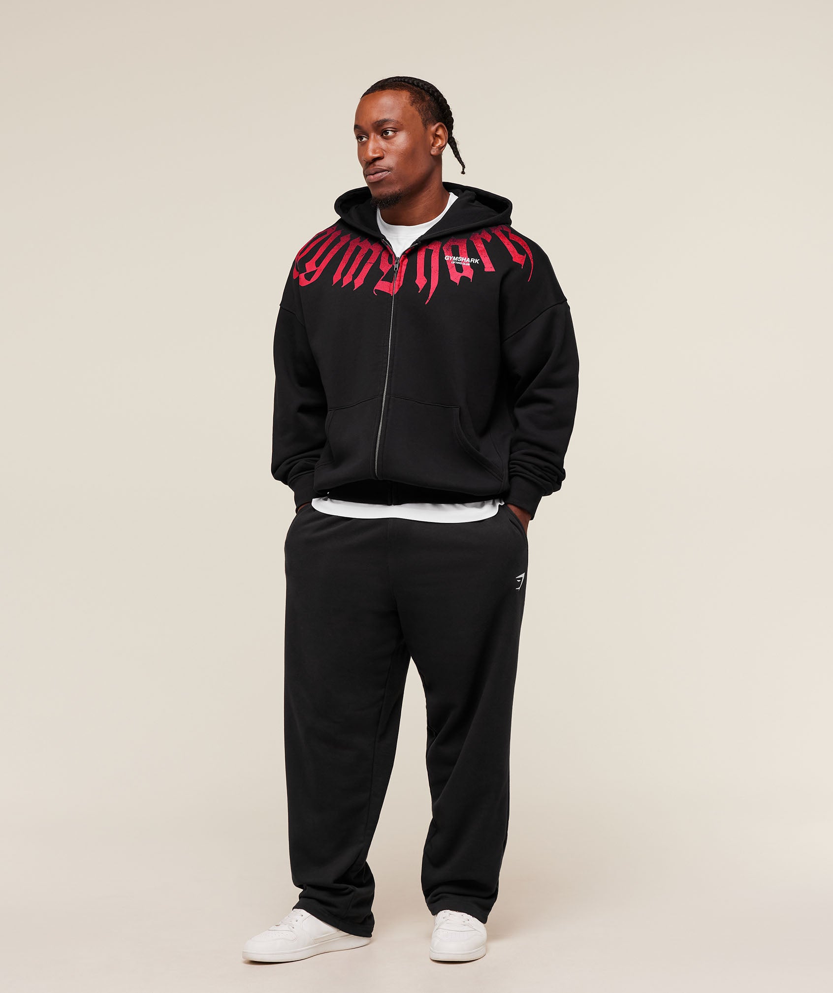 Fade Graphic Zip Up Hoodie - Image 5