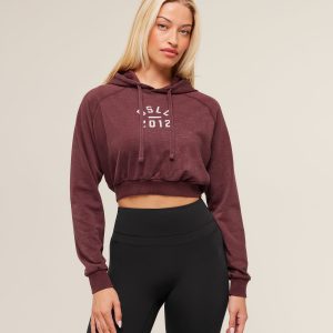 Lifting Club 2012 Graphic Cropped Hoodie