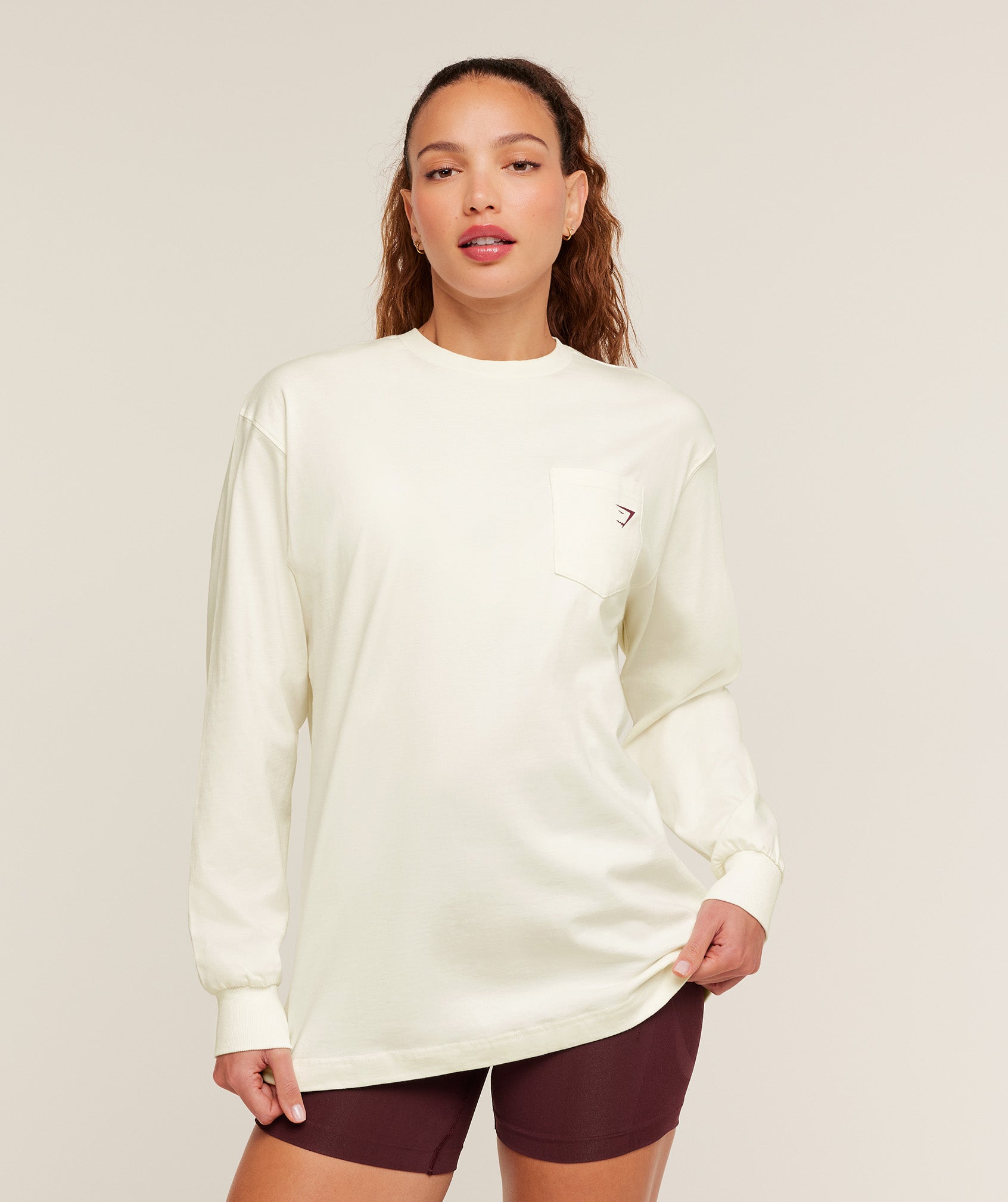 Heavy Duty Oversized Long Sleeve T-Shirt - Image 2