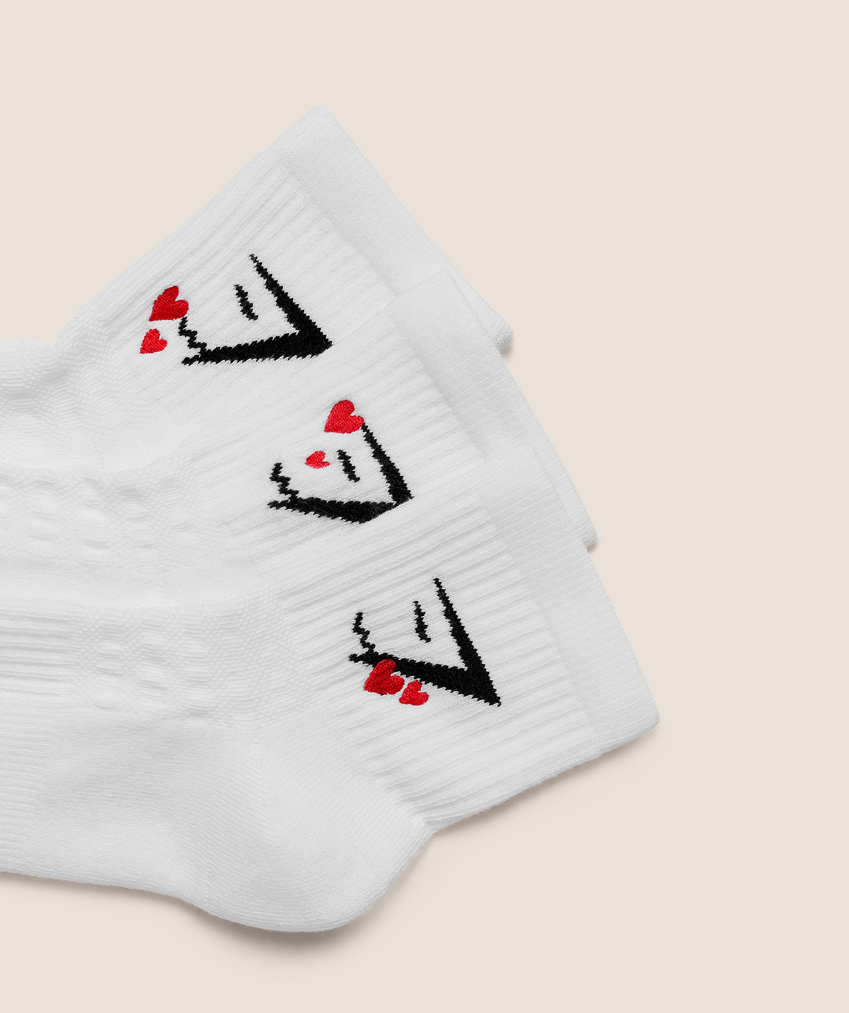 Sharkhead Hearts Graphic Midi 3pk - Image 2