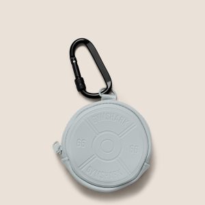 Weight Plate Zip Coin Pouch